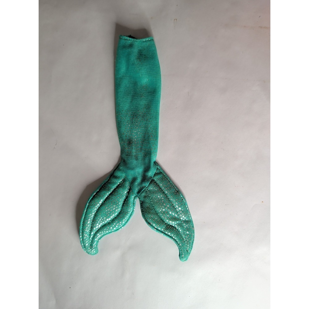 Vintage 1990 Tyco The Little Mermaid Ariel 9.5"‎ Doll Fin Tail Green Silver